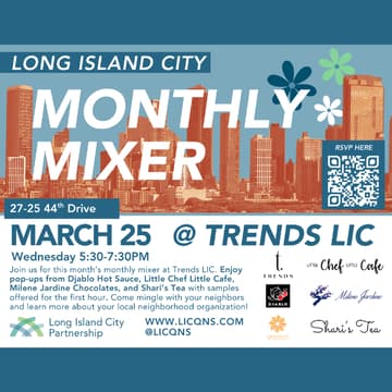 Cover Image for LICP Monthly Mixer at Trends LIC