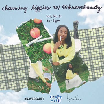Cover Image for charming lippies w/ @kravebeauty