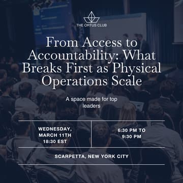 Cover Image for From Access to Accountability: What Breaks First as Physical Operations Scale