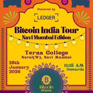 Cover Image for Bitcoin India Tour- Navi Mumbai Edition