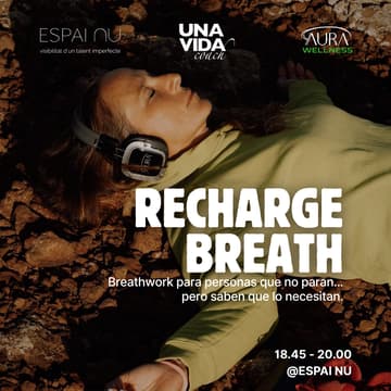 Cover Image for RECHARGE BREATH: Breathwork para personas que no paran... pero saben que lo necesitan.