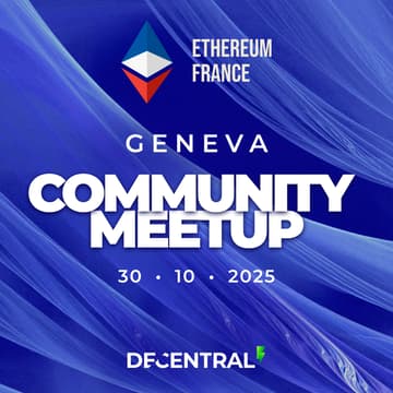 Cover Image for Ethereum Community Meetup in Geneva