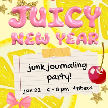 Cover Image for juicy new year: junk journaling party!
