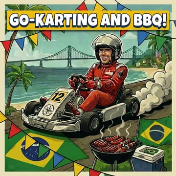 Cover Image for 🏁 Invitation: Go-Karting and BBQ! 🥩
