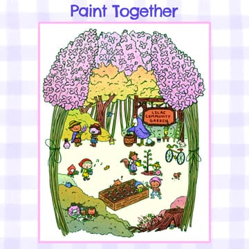 Cover Image for Watercolor Workshop - Paint Together (Lilac Garden) 4/9