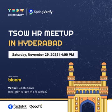 Cover Image for TSOW HR Meetup in Hyderabad
