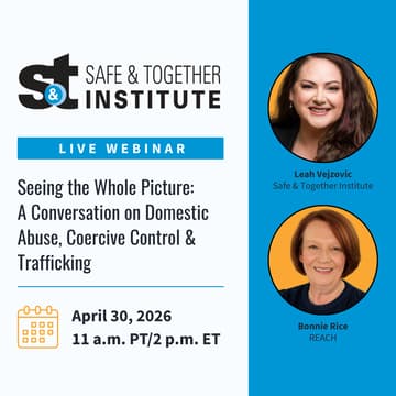 Cover Image for Seeing the Whole Picture: A Conversation on Domestic Abuse, Coercive Control & Trafficking