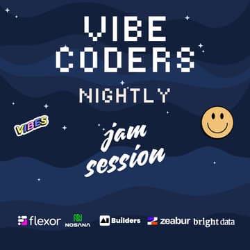 Cover Image for Vibe Coders Nightly Jam: AI Coding Meetup