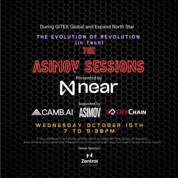 Cover Image for The ASIMOV Sessions: The Evolution of Revolution (in Tech) - presented by NEAR