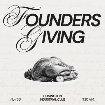 Cover Image for Blue North Foundersgiving