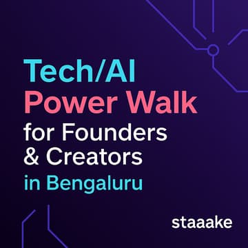 Cover Image for Tech/AI Power Walk for Founders & Creators