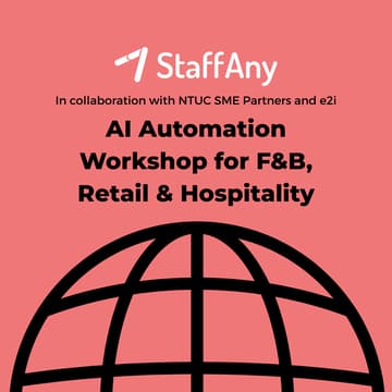 Cover Image for AI Automation Workshop for F&B, Retail & Hospitality
