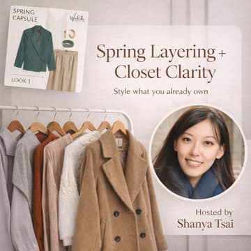 Cover Image for Spring Layering + Closet Clarity 🌸