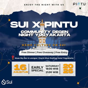 Cover Image for Sui X Pintu Community Degen Night Yogyakarta