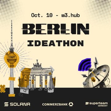 Cover Image for Accelerate Berlin - Solana Ideathon
