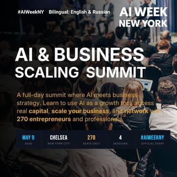 Cover Image for Ai & Business Scaling Summit #AiWeekNY