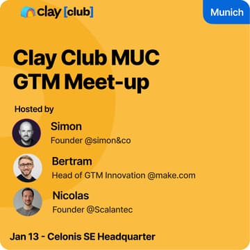 Cover Image for Clay Club MUC: GTM Meet-up