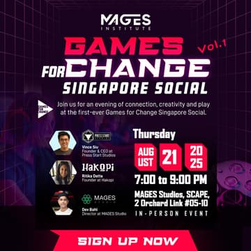 Cover Image for Games for Change Singapore Social