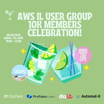 Cover Image for AWS IL Community 10K Members Celebration!