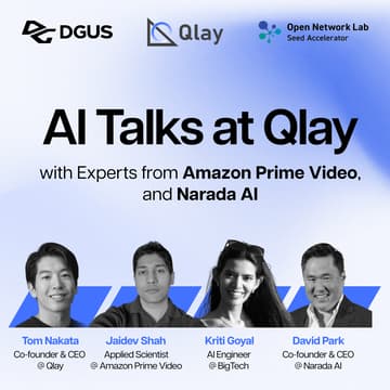 Cover Image for AI Talks at Qlay with Experts from Amazon Prime Video, and Narada AI
