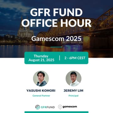 Cover Image for GFR Fund Office Hour - #Gamescom 2025