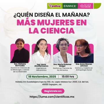 Cover Image for ¿Quién diseña el mañana? más mujeres en la ciencia