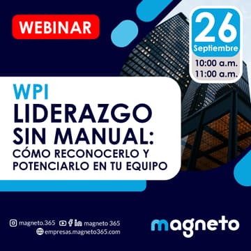 Cover Image for Webinar Liderazgo si manual: cómo reconocerlo y potenciarlo en tu equipo