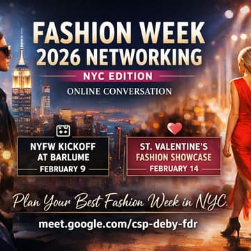Cover Image for Fashion Week 2026 Networking