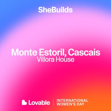 Cover Image for Lovable X SheBuilds Hackathon (for all)