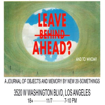 Cover Image for LEAVE AHEAD