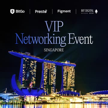 Cover Image for Token2049 VIP Event w/ BitGo, Presto, Figment, Bit Digital & RD Technologies