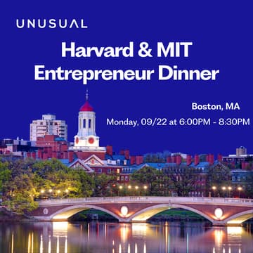 Cover Image for Harvard & MIT Entrepreneur Dinner