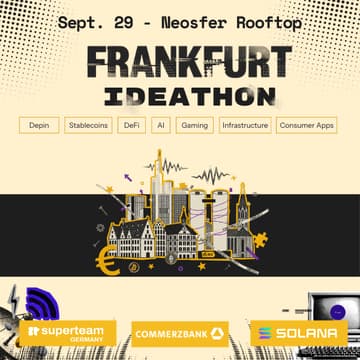 Cover Image for Accelerate Frankfurt - Solana Ideathon