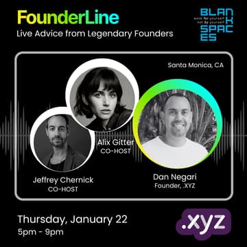 Cover Image for FounderLine w/ Dan Negari of .XYZ