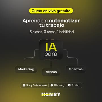 Cover Image for Aprende a automatizar tu trabajo | Curso en Vivo AI Automation