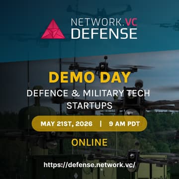 Cover Image for NVCD Demo Day: Defence & Military Tech Startups | Online event