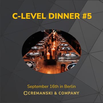 Cover Image for C-Level Dinner #5 - 6 Seats, 6 Minds: Private Leaders Dinner in Berlin