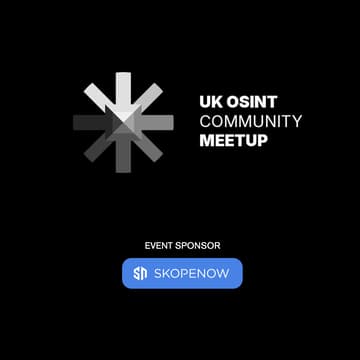 Úvodní obrázek pro UK OSINT Community: War, AI & Dirty Money
