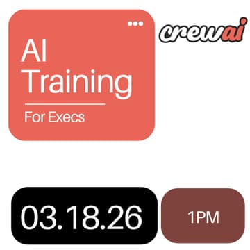 Cover Image for Training Session: How enterprises build and deploy use cases to production with CrewAI