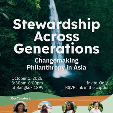 Cover Image for Stewardship Across Generations: Changemaking Philanthropy in Asia