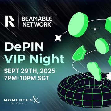 Cover Image for DePIN VIP Night by Beamable & Reform DAO