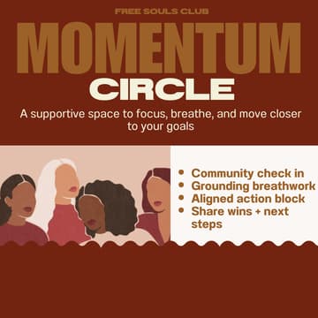 Cover Image for Momentum Circle: a virtual coworking session to move you closer to your goals