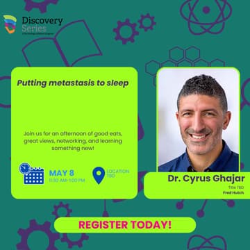 Cover Image for Discovery Series, Dr. Cyrus Ghjar, Professor, Fred Hutch