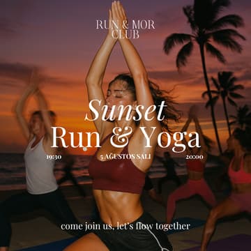 Cover Image for Sunset Run n Yoga at Moda Sahil