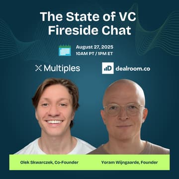 Cover Image for The State of VC with Multiples.vc & Dealroom.co