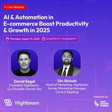 Cover Image for AI & Automation in E-commerce—Boost Productivity & Growth in 2025