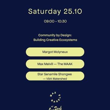 Cover Image for Morning Sessions : Community by Design, Building Creative Ecosystems