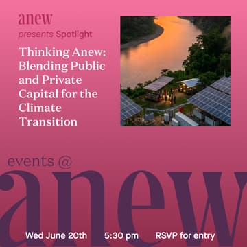 Cover Image for Thinking Anew: Blending Public and Private Capital for the Climate Transition