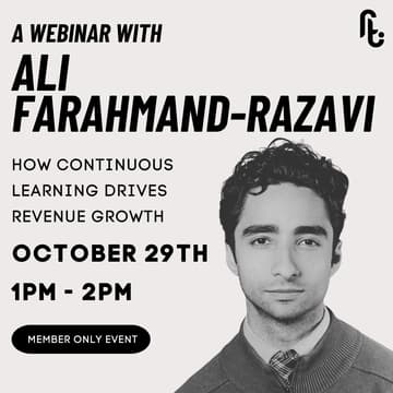 Cover Image for Webinar: How Continuous Learning Drives Revenue Growth