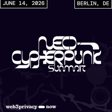 Cover Image for Neocypherpunk Summit by Web3Privacy now